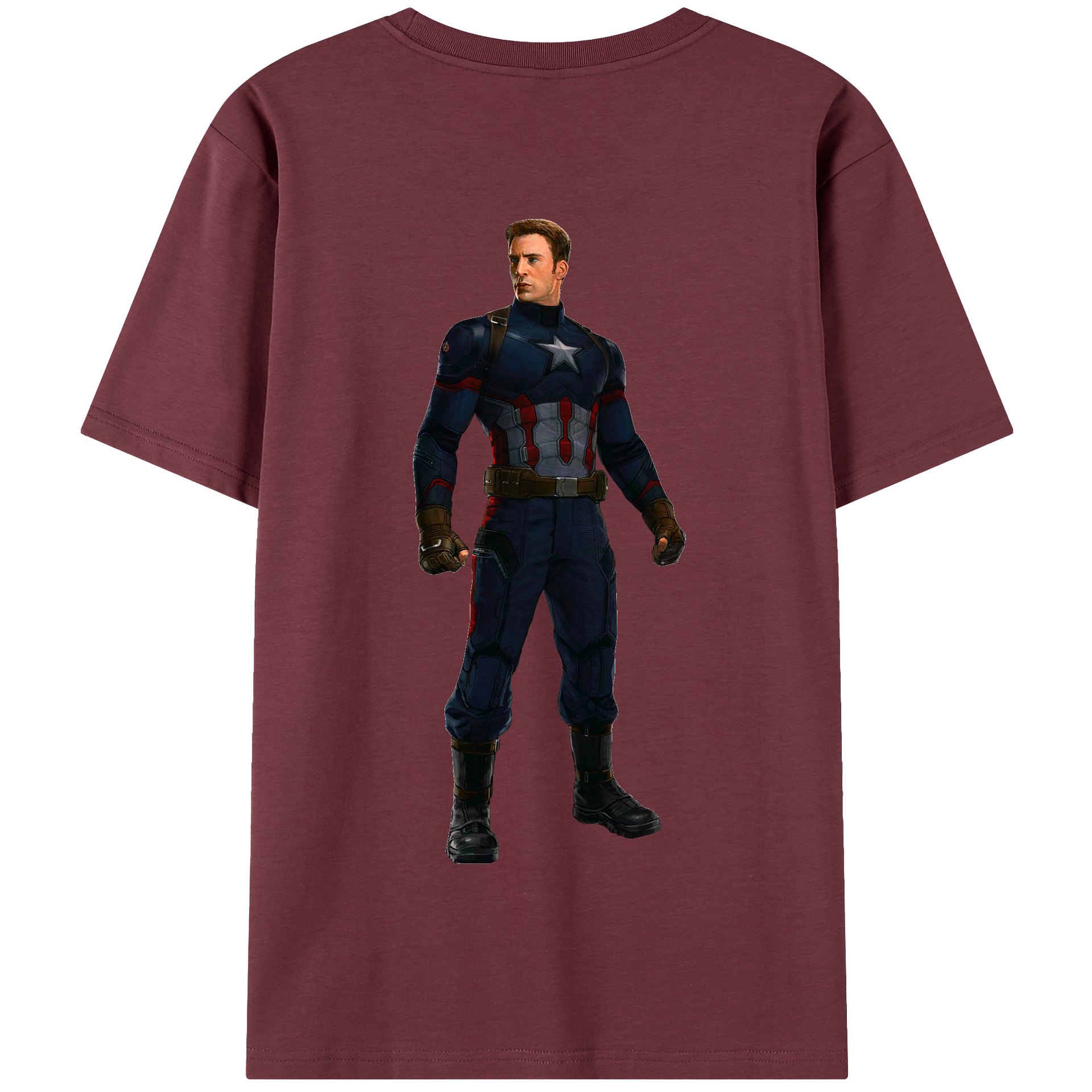 （画像用） アベンジャーズ The Avengers 綿100％半袖Tシャツ（背面プリント）